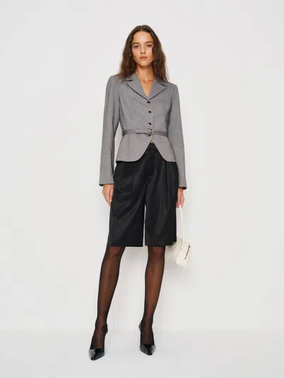 Reformation Mabel Jacket In Gray