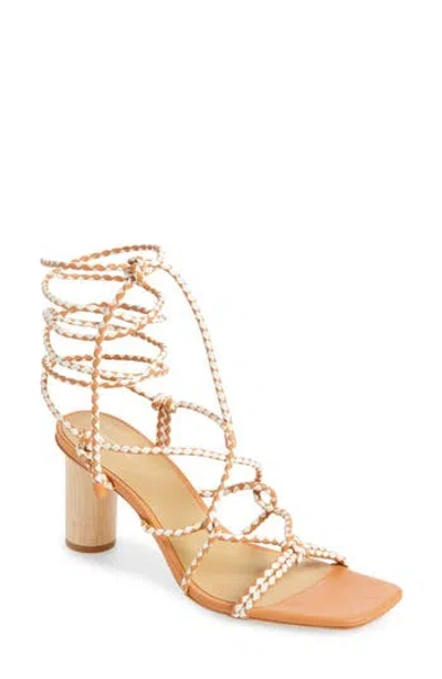 Reformation Macie Corded Ankle Tie Sandal