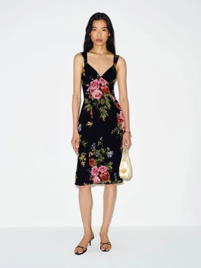 Reformation Macie Dress 12 In Black