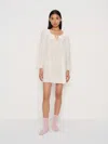 Reformation Madeline Sleep Dress In White