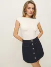 Reformation Madelyn Knit Top In Fior Di Latte