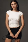 Reformation Madelyn Knit Top In White