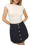 Reformation Madelyn Knit Top In Fior Di Latte