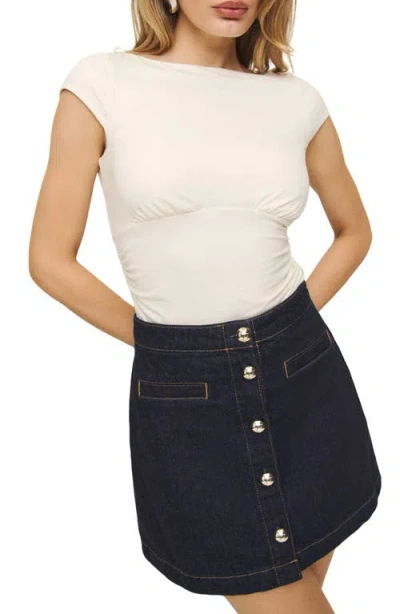 REFORMATION REFORMATION MADELYN STRETCH KNIT TOP