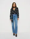 Reformation Mads Oversized Top In Blue