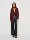 Reformation Mads Oversized Top In Red