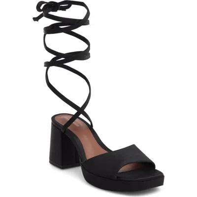 Reformation Magda Ankle Tie Platform Sandal