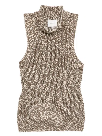 Reformation Maisie Tank Top In Brown