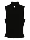 Reformation Maison Knit Top In Black