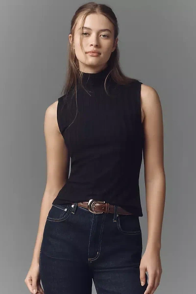 Reformation Maison Knit Top In Black
