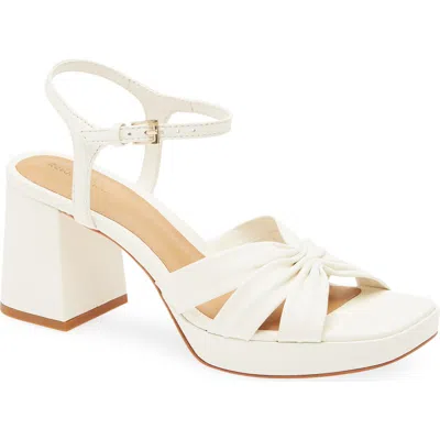 Reformation Maize Platform Sandal In White