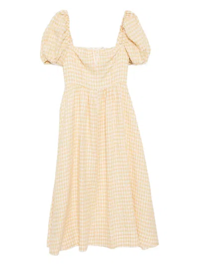 REFORMATION MARELLA LINEN DRESS