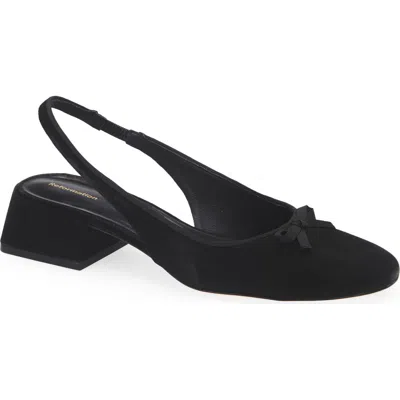 Reformation Margarita Slingback Sandal In Black