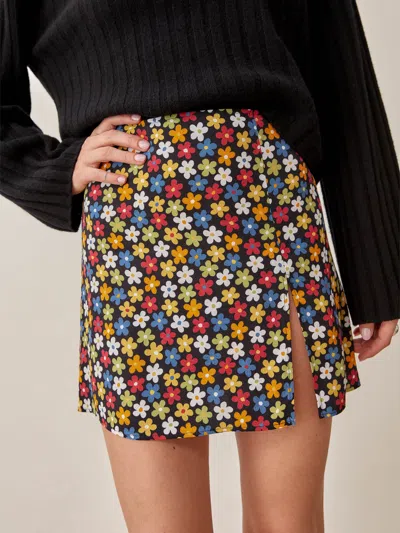 Reformation Margot Skirt 6 In Multi