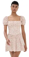 Reformation Everlyn Floral Print A-line Dress In Fresa