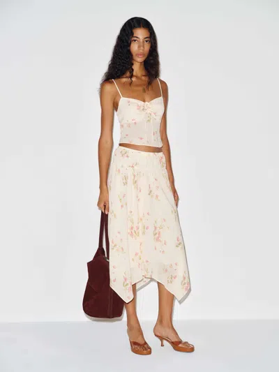 Reformation Marielle Two Piece Large In Multi