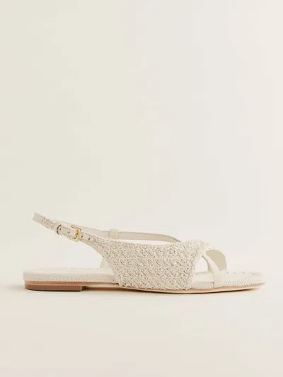 Reformation Sandales Plates Marion In Neutral