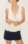 Reformation Marlena Top In Gossamer