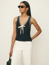 Reformation Marlena Top In Black