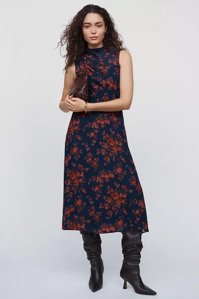 Reformation Marlette Midi Dress In Black