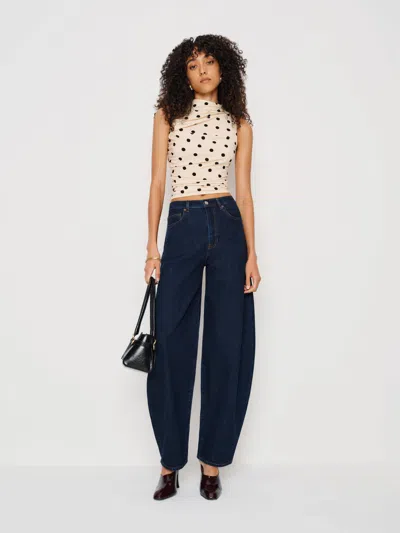 Reformation Marlo Knit Top In Neutral