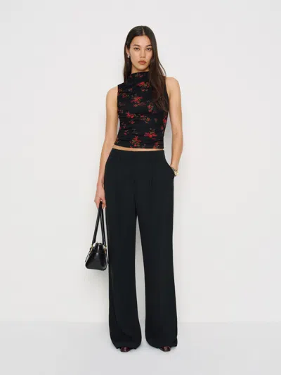 Reformation Marlo Knit Top In Red