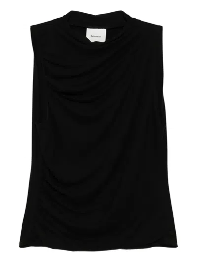 Reformation Marlo Top In Black
