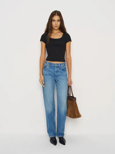 Reformation Marnie Tee In Black