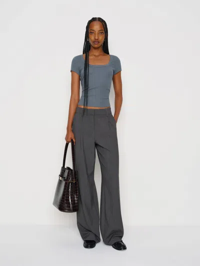 Reformation Marnie Tee In Gray