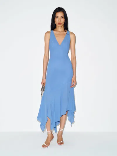 Reformation Marysia Dress Blue 8