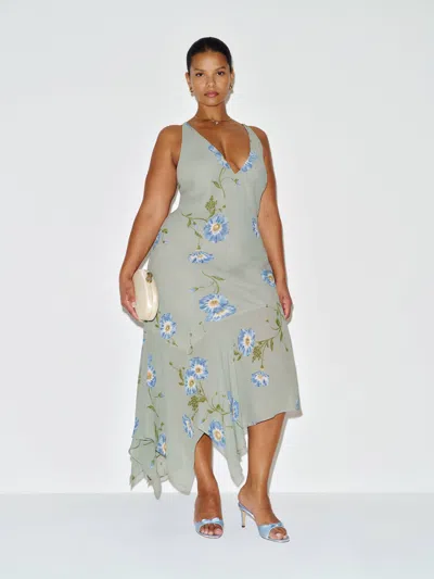 Reformation Marysia Dress Es Green 18