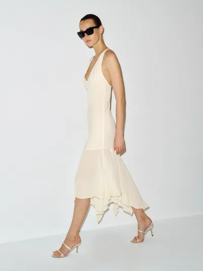Reformation Marysia Dress Ivory 0