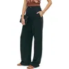 Reformation Mason High Waist Wide Leg Pants In Green