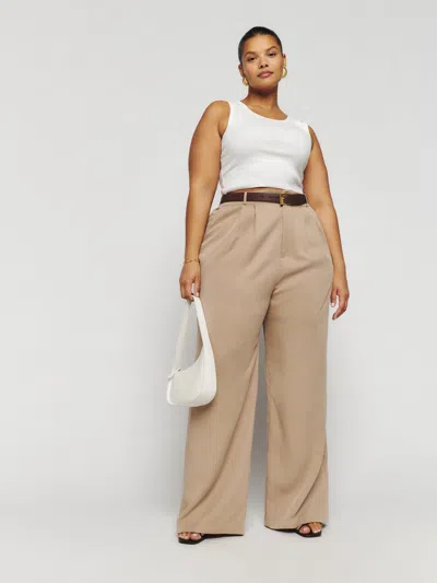 Reformation Mason Pant Es In Khaki