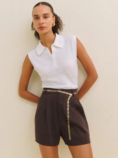Reformation Mason Short In Marron