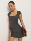 Reformation Maud Two Piece In Grey