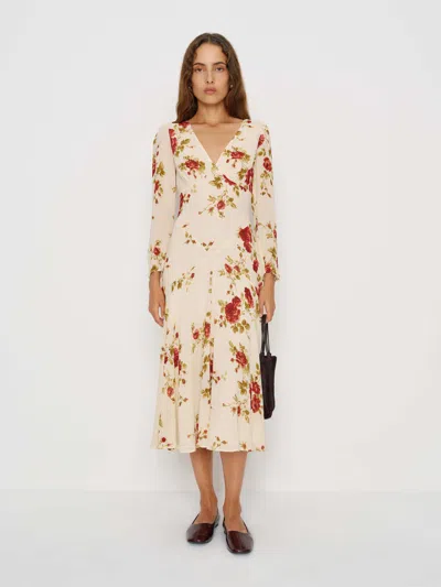 Reformation Maureen Dress In Neutral