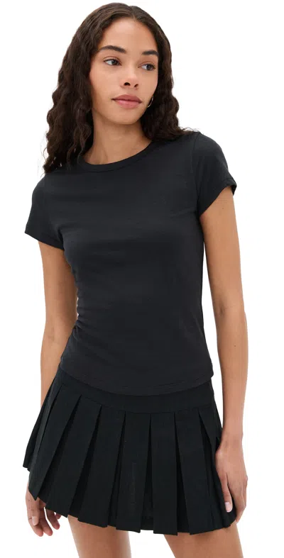 Reformation Max Slim Tee Black