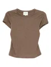 Reformation Max T-shirt In Brown