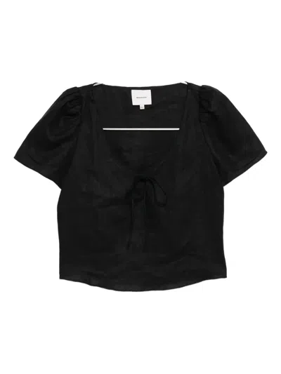 Reformation Mayla Top In Black