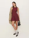 Reformation Mayve Knit Dress In Chianti