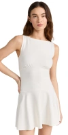 Reformation Mayve Knit Dress Fior Di Latte In Fior Di Latte