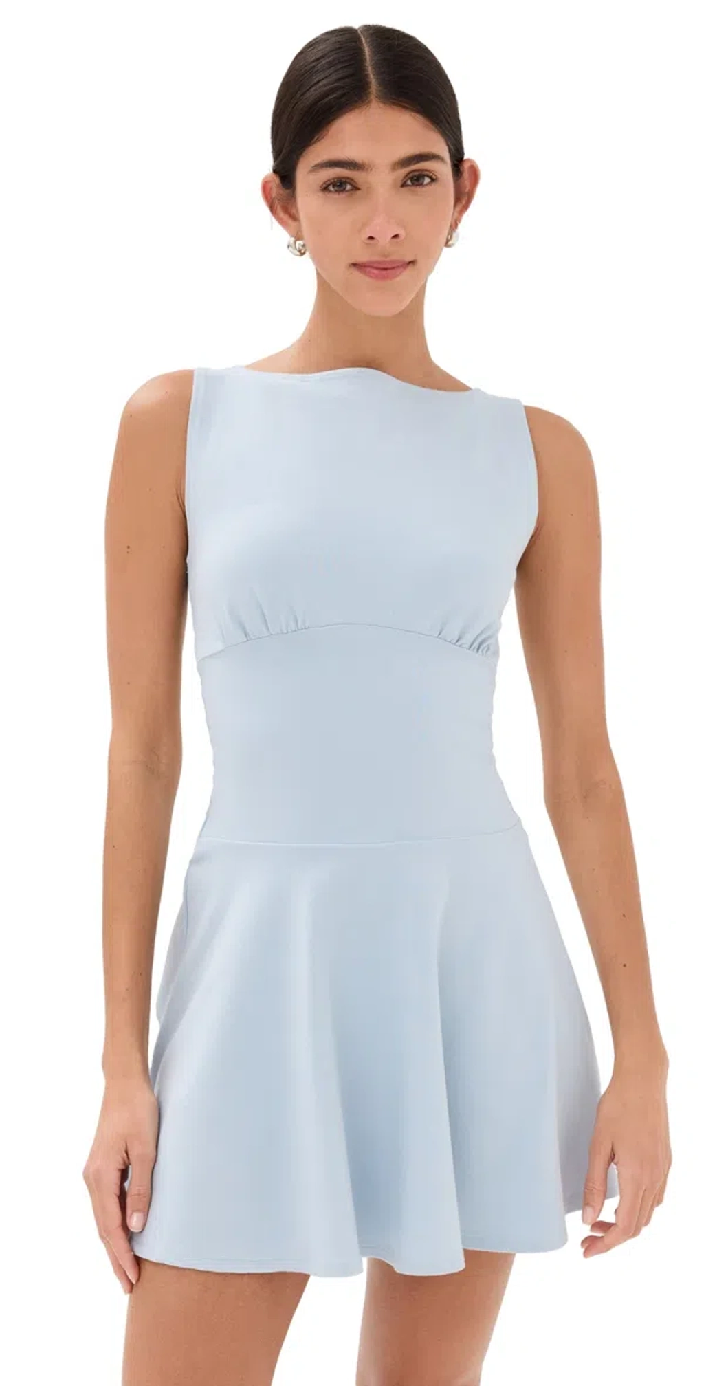 Reformation Mayve Knit Dress Mineral | ModeSens