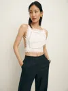 Reformation Meadow Top In White