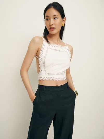 Reformation Meadow Top In White
