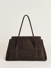 Reformation Medium Caterina Top Handle In Boss Suede