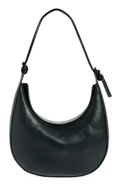 Reformation Medium Rosetta Shoulder Bag In Black Mirum