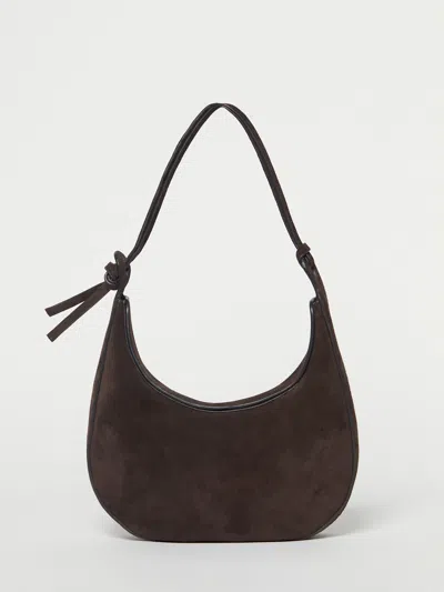 Reformation Medium Rosetta Shoulder Bag In Boss Suede
