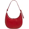 Reformation Medium Rosetta Shoulder Bag In Lipstick Leather