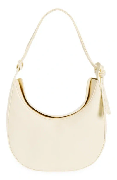 Reformation Medium Rosetta Shoulder Bag In Parmesan